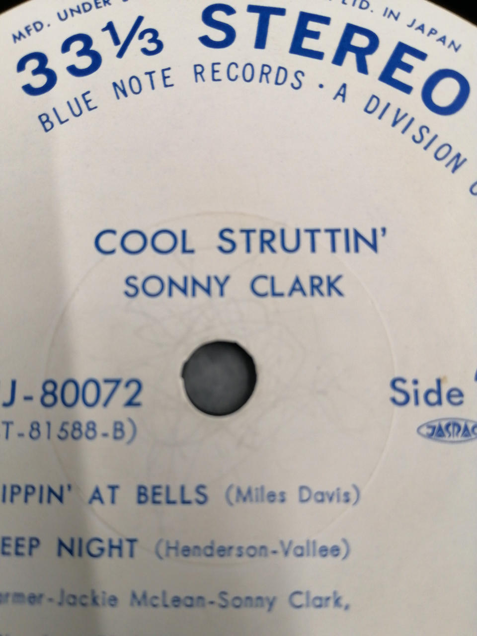BULE NOTE SONNY CLARK COOL STTRUTTIN