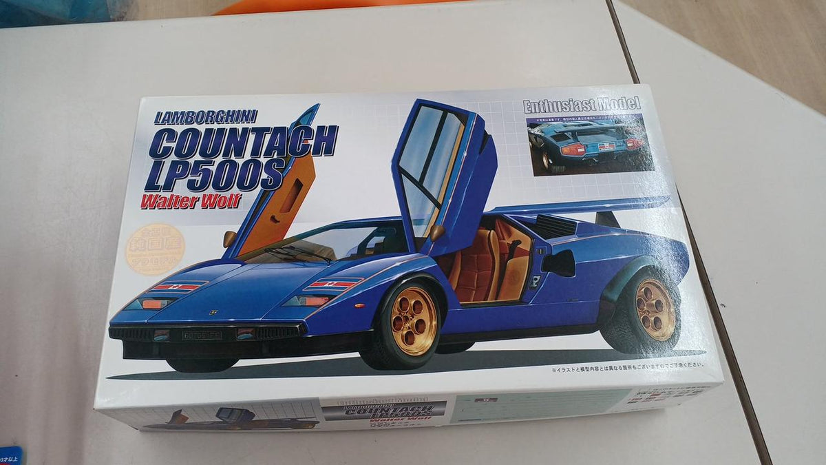 Fujimi Model EM33 Countach LP500S Walter Wolf Enthusiast Series NO.33 - Banzai Thrifting | BanzaiHobby