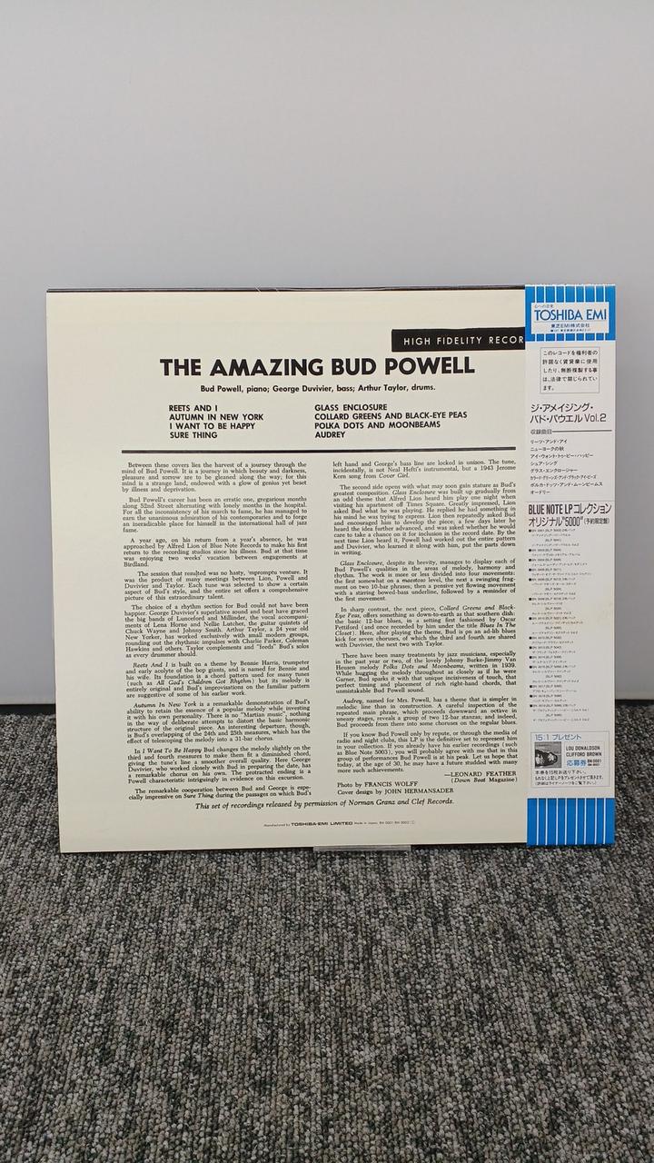 BLUE NOTE THE AMAZING BUD POWELL VOL.2 BLP5041