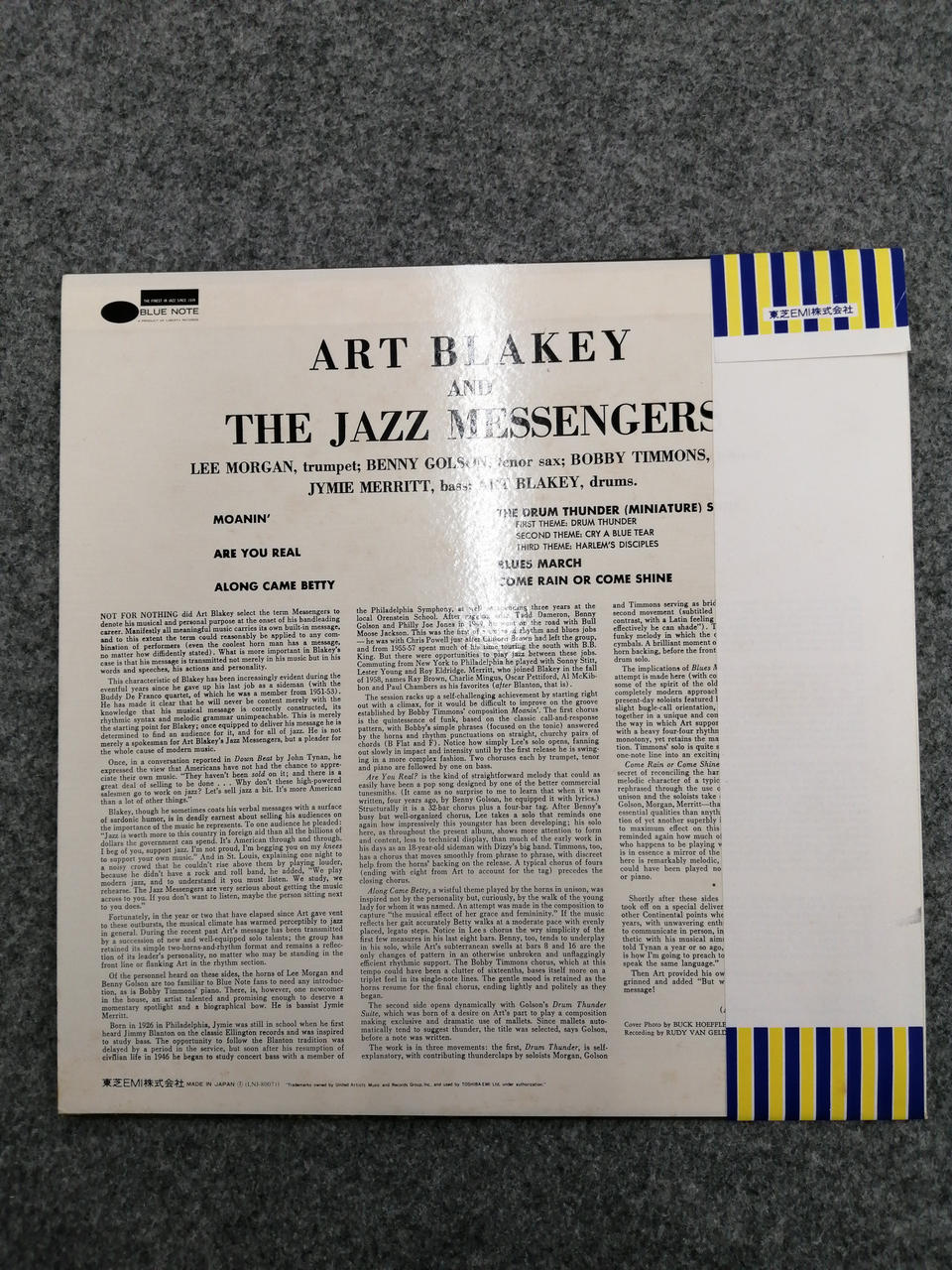 BLUE NOTE ART BLAKEY MOANIN
