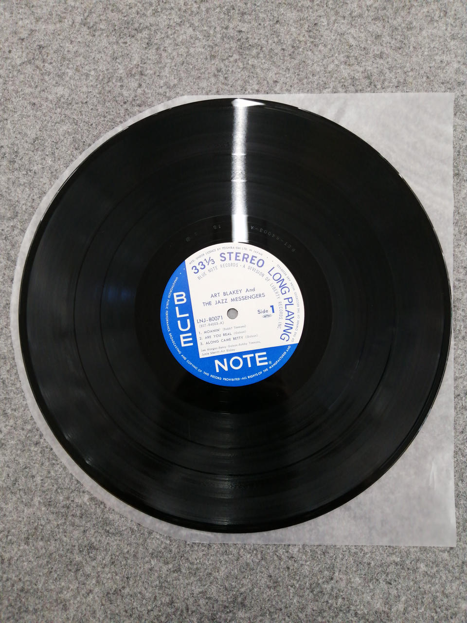 BLUE NOTE ART BLAKEY MOANIN