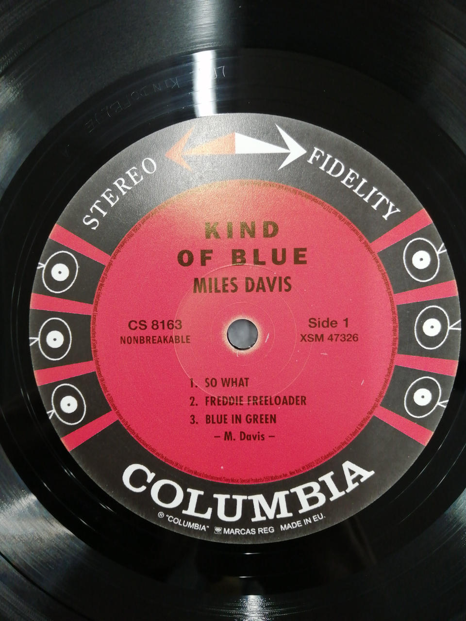 COLUMBIA MILES DAVIS KIND OF BLUE