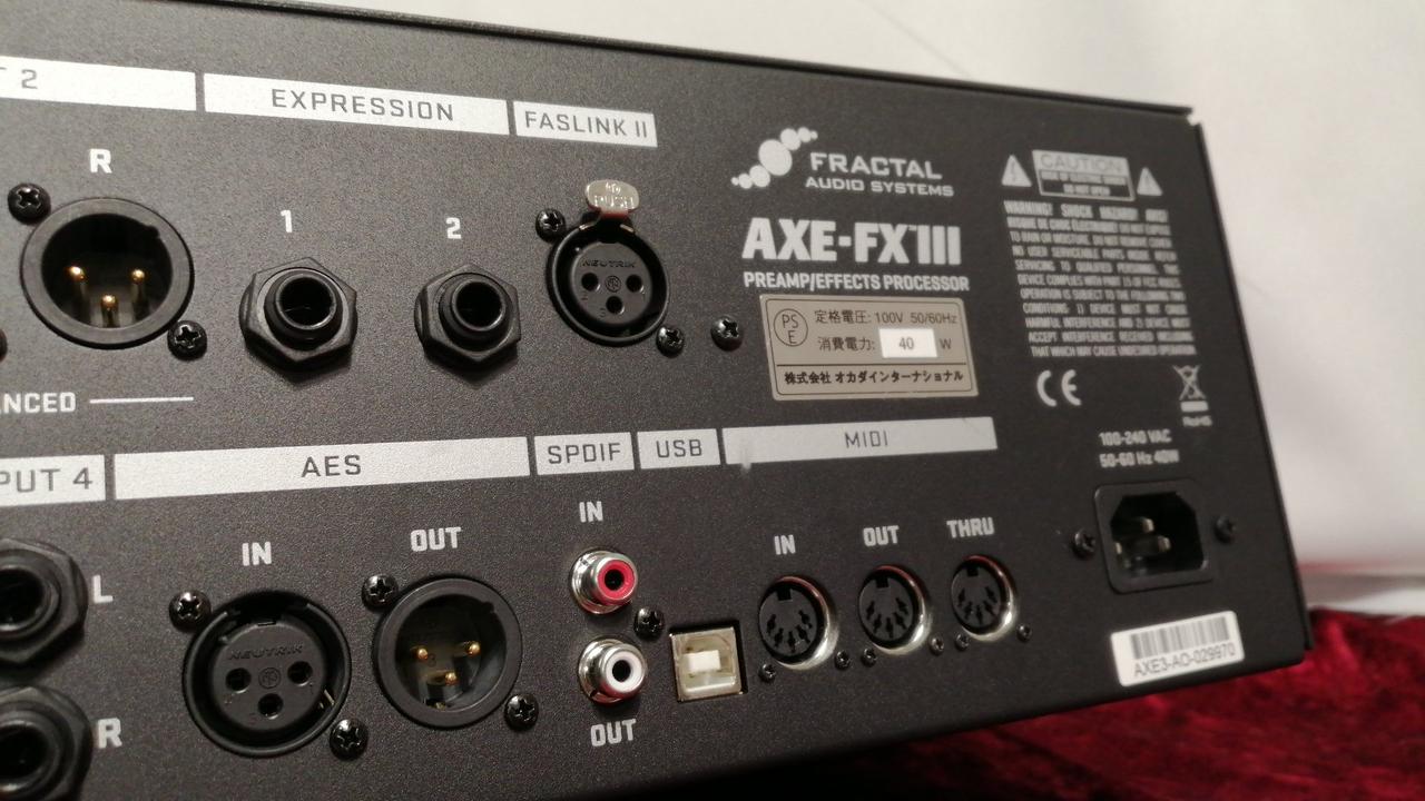 FRACTAL AUDIO SYSTEMS Guitar Multiprocessor AXE-FX III MARK-II