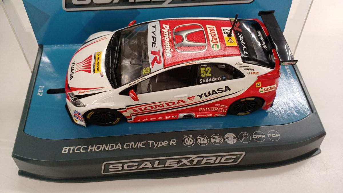 SCALEXTRIC Slot Car BTCC HONDA CIVIC TYPER - Banzai Thrifting | BanzaiHobby