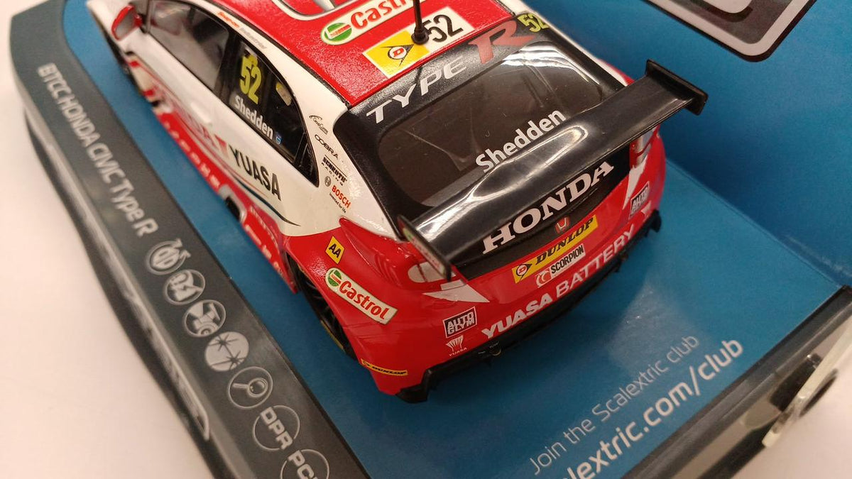 SCALEXTRIC Slot Car BTCC HONDA CIVIC TYPER - Banzai Thrifting | BanzaiHobby