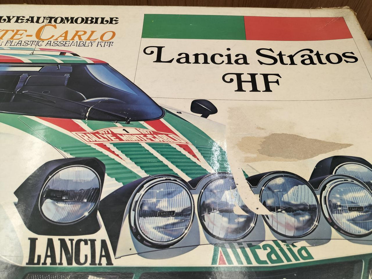 Nippon Model Co., Ltd. 1/10 scale plastic model Lancia Stratos HF - Banzai Thrifting | BanzaiHobby