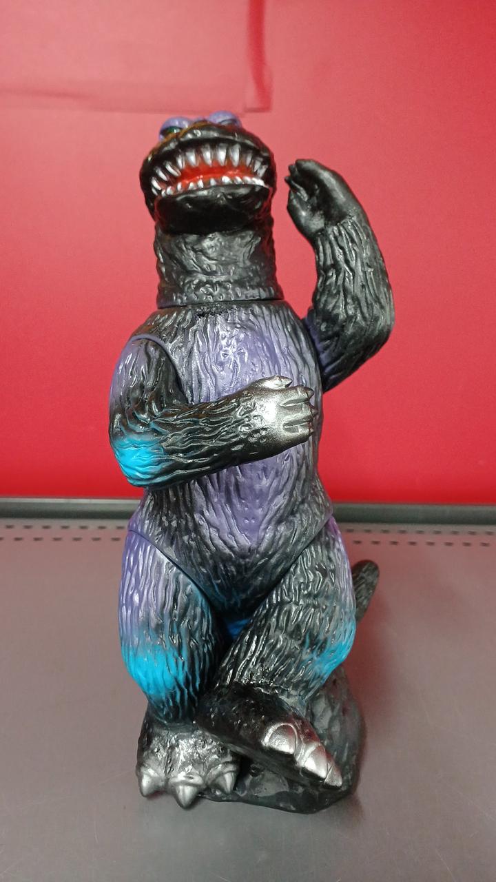 Bear Model Soft Vinyl Control No. 6148 The Great War Godzilla Shay Black × Purple