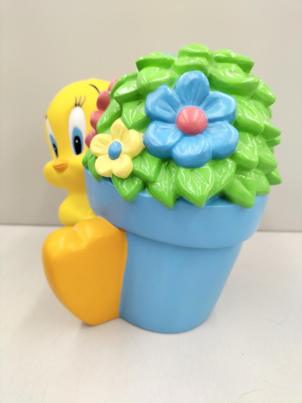 WARNER BROS Soft Vinyl Piggy Bank Tweety