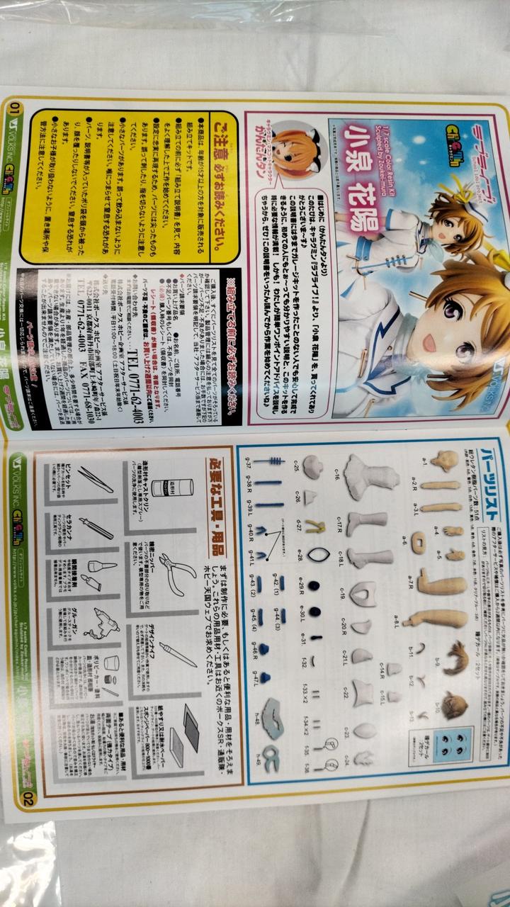 VOLKS Garage Kit CHARAGUMIN Love Live Hanayo Koizumi - Banzai Thrifting | BanzaiHobby