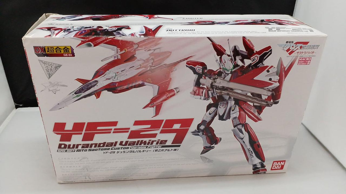 BANDAI YF-29 Durandal Valkyrie (Saotome Alto's unit) DX Chogokin - Banzai Thrifting | BanzaiHobby