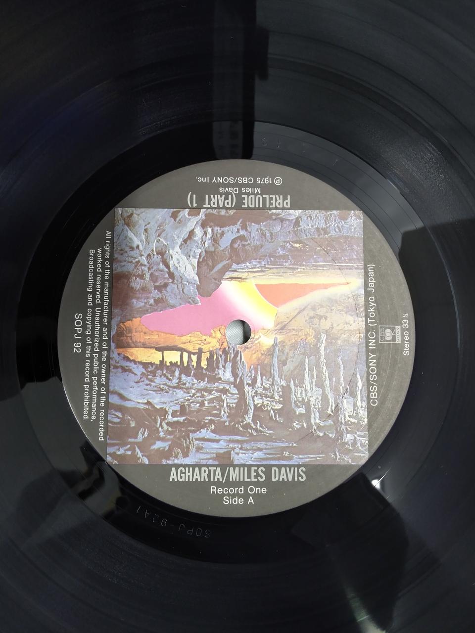 CBS [VG] Miles Davis Life / The Triumph of Agartha SOPJ92-93
