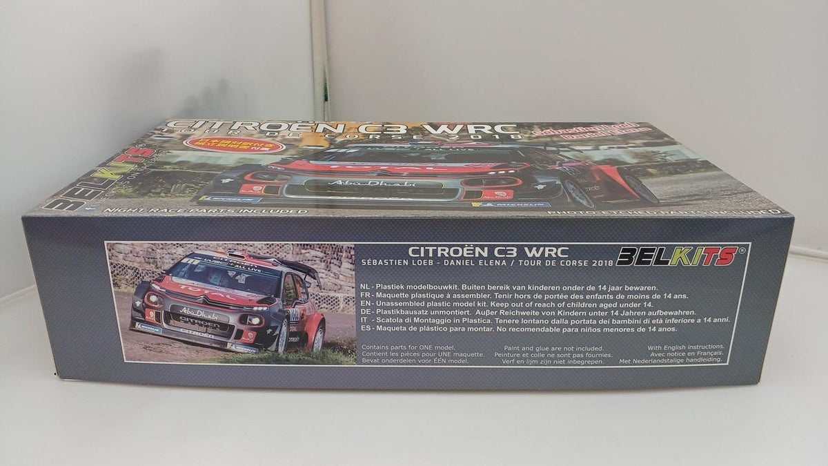 Belkit 1/24 Citroën C3 WRC 2018 Tour de Co "Plastic Model" - Banzai Thrifting | BanzaiHobby
