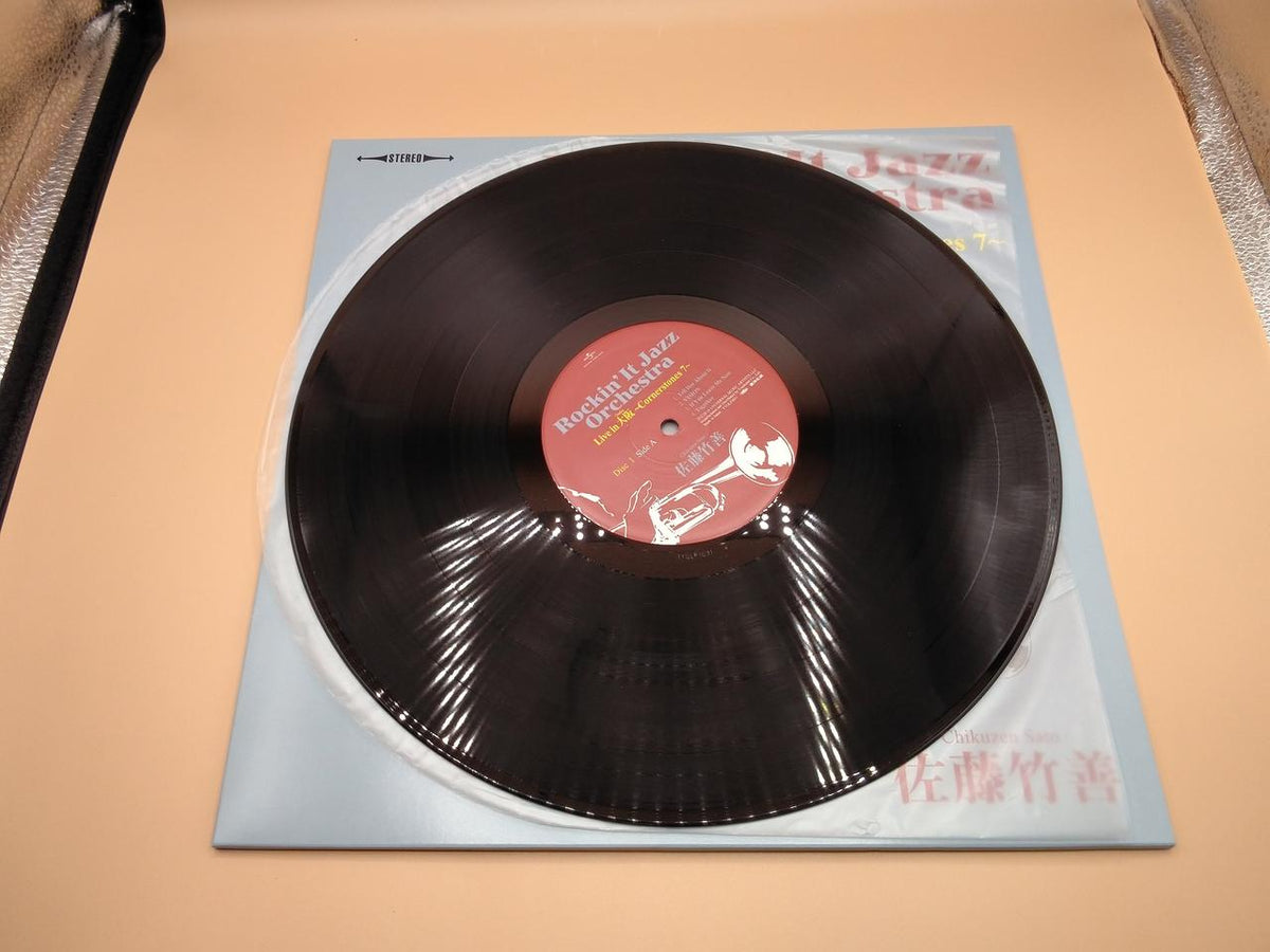 SONY MUSIC LP Japanese Music Chikuzen Sato ROCKIN' IT JAZZ ORCHESTRA
