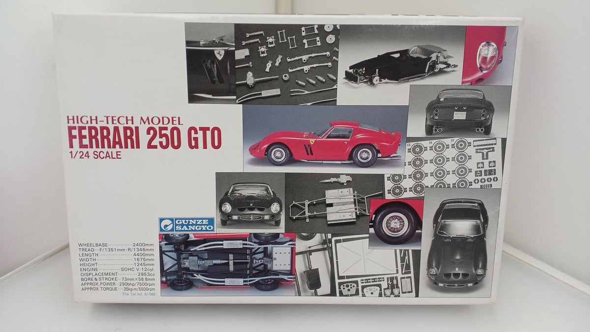 Gunze Sangyo Ferrari 250 GTO Plastic Model - Banzai Thrifting | BanzaiHobby