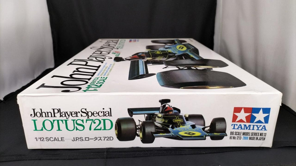 TAMIYA 1/12 Scale Plastic Model J.P.S. Lotus 72D - Banzai Thrifting | BanzaiHobby