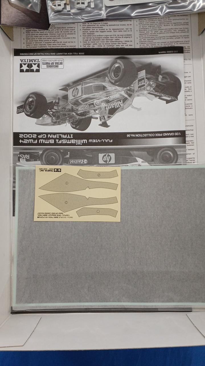 TAMIYA Plastic Model 1/20 WILLIAMS F1 TEAM BMW FW2 - Banzai Thrifting | BanzaiHobby