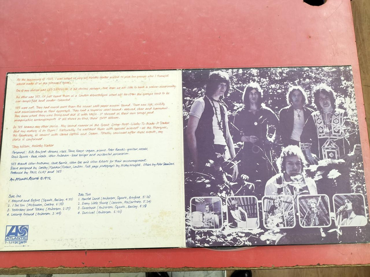 ATLANTIC YES First Album P-8287A