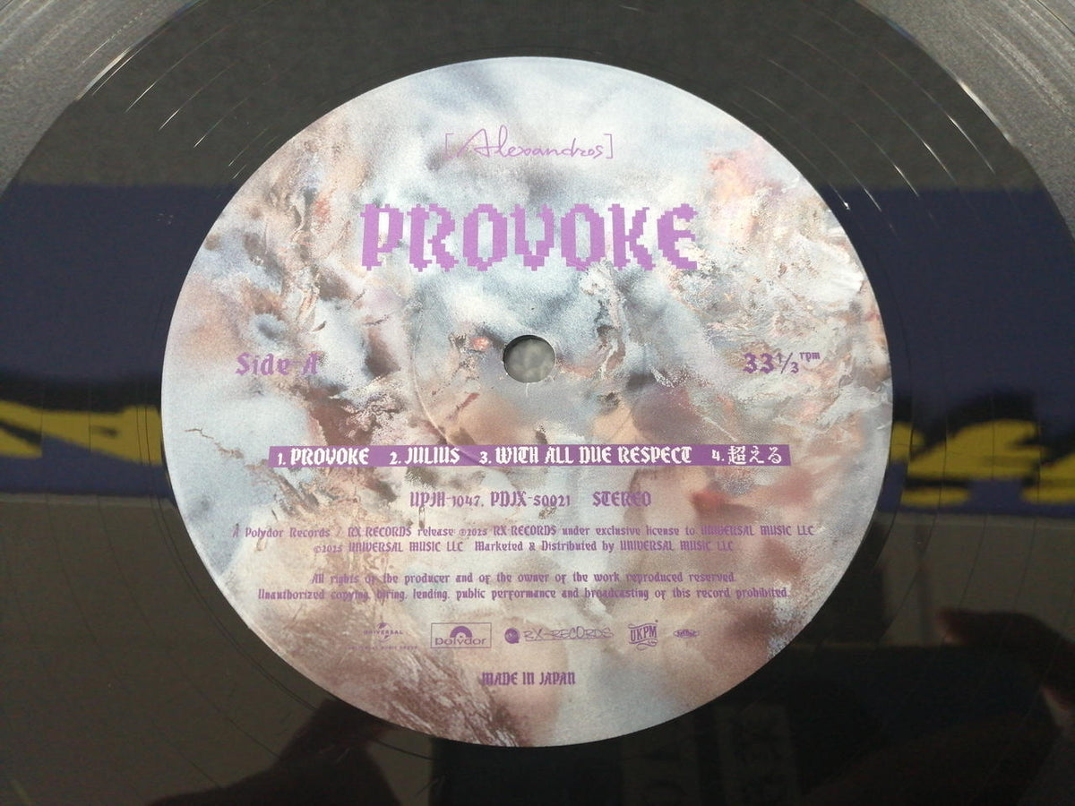 UNIVERSAL MUSIC ALEXANDROS/PROVOKE PDJJ-1011