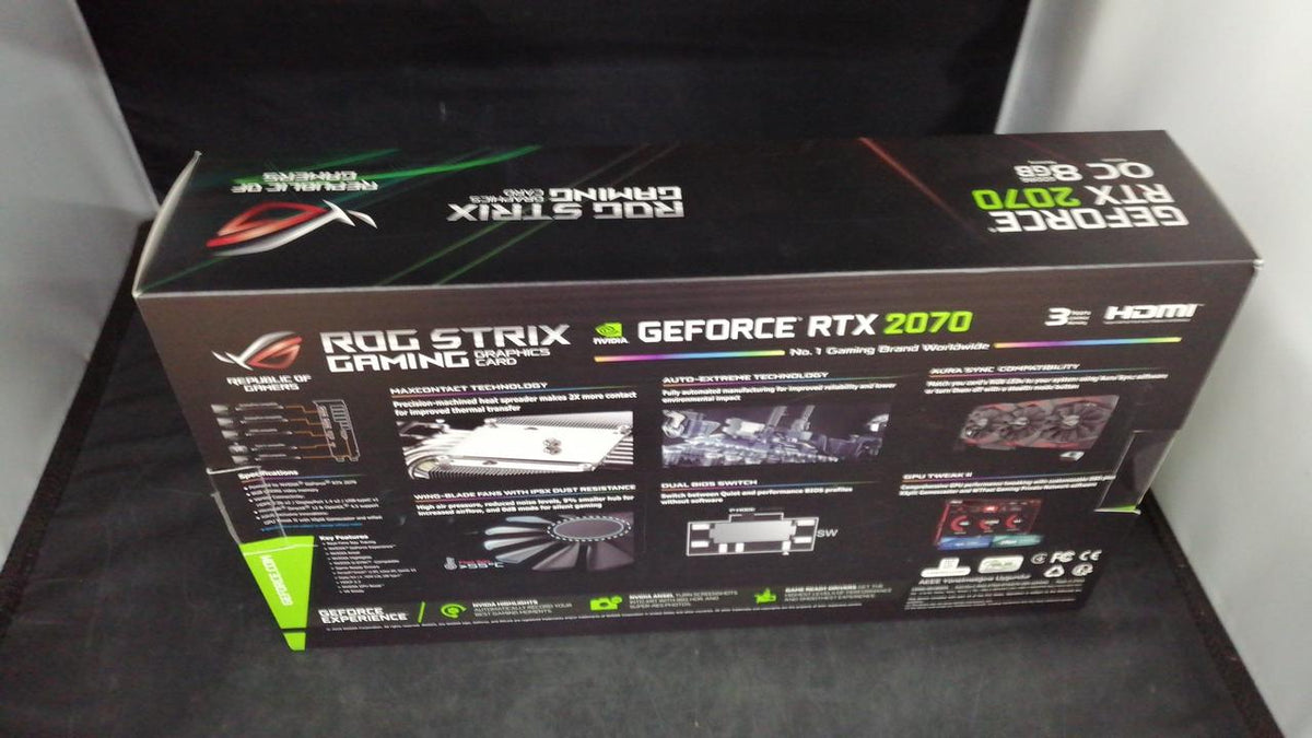 ASUS Graphics Card ROG-STRIX-RTX2070-O8GB-GAMIMG