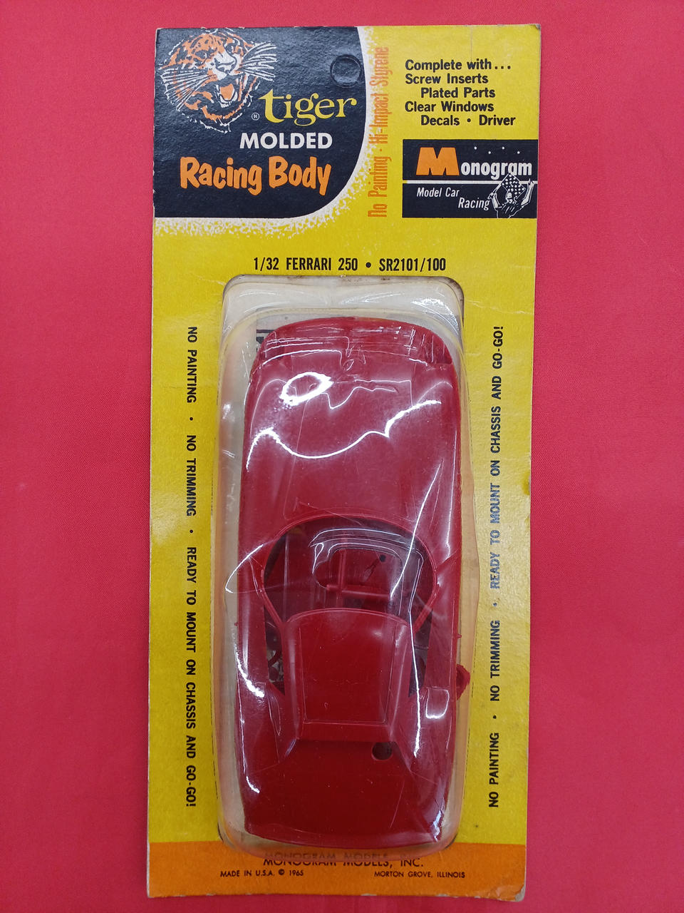 MONOGRAM Ferrari 250 1/32 Slot Car Body - Banzai Thrifting | BanzaiHobby