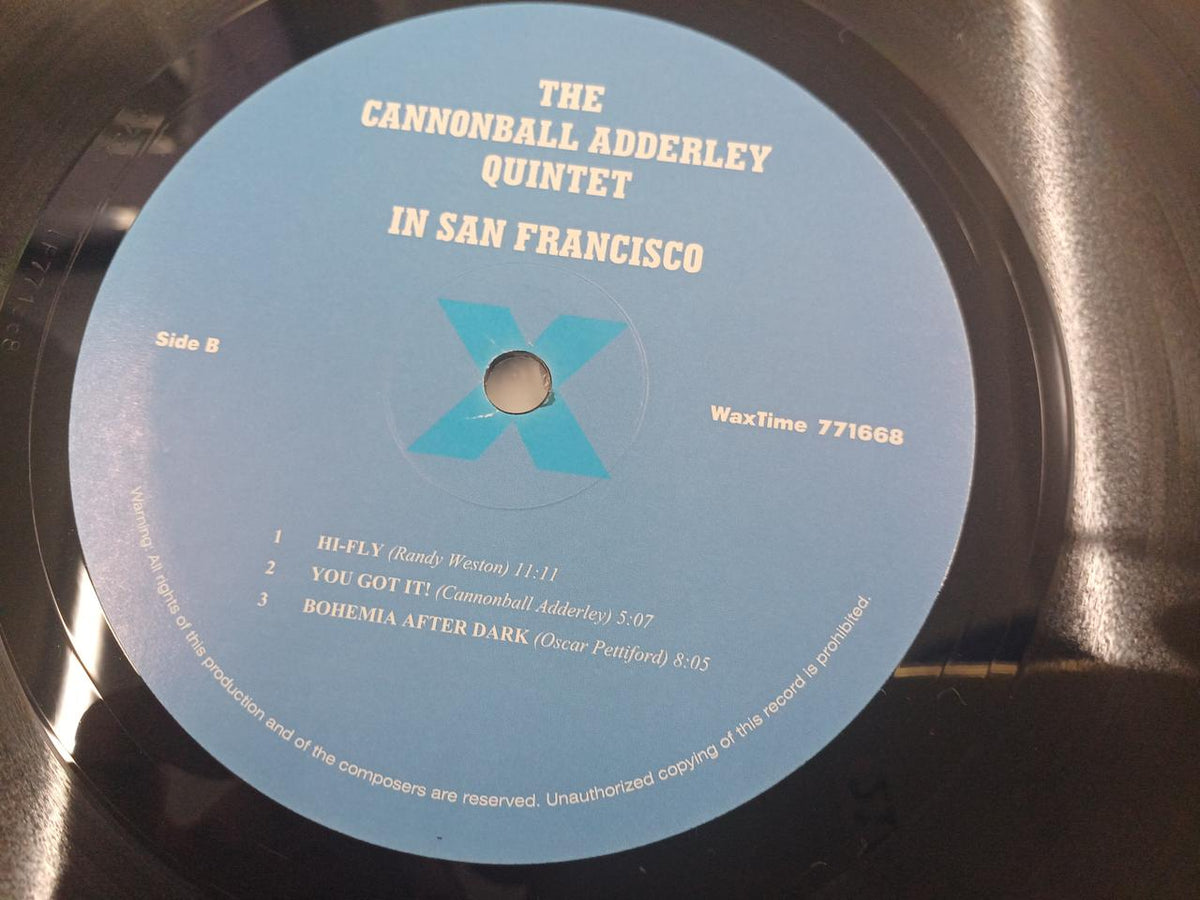 WAXTIME LP THE CANNONBALL ADDERLEY QUITET