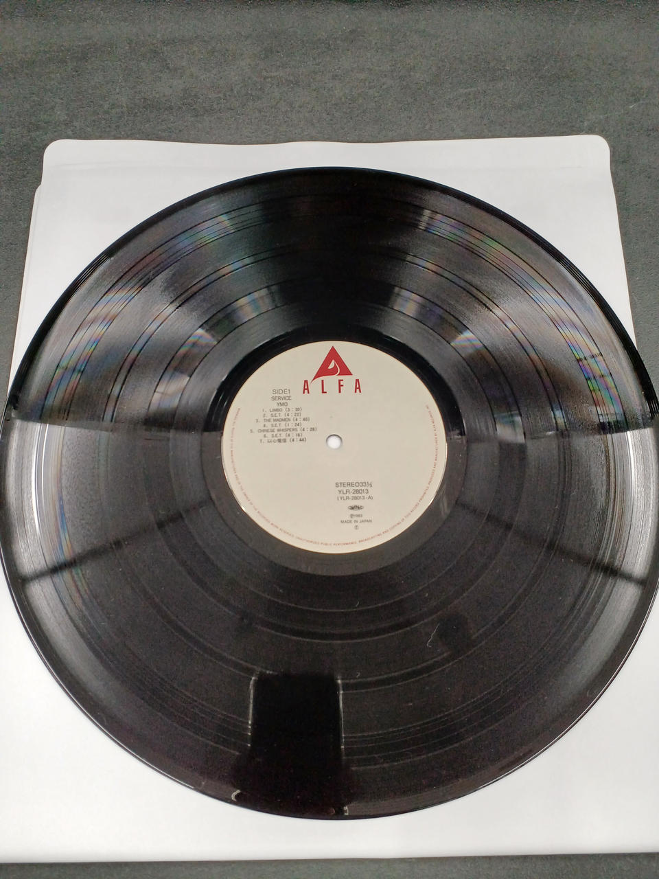 Alfa Records YMO/SERVICE: YLR-28013