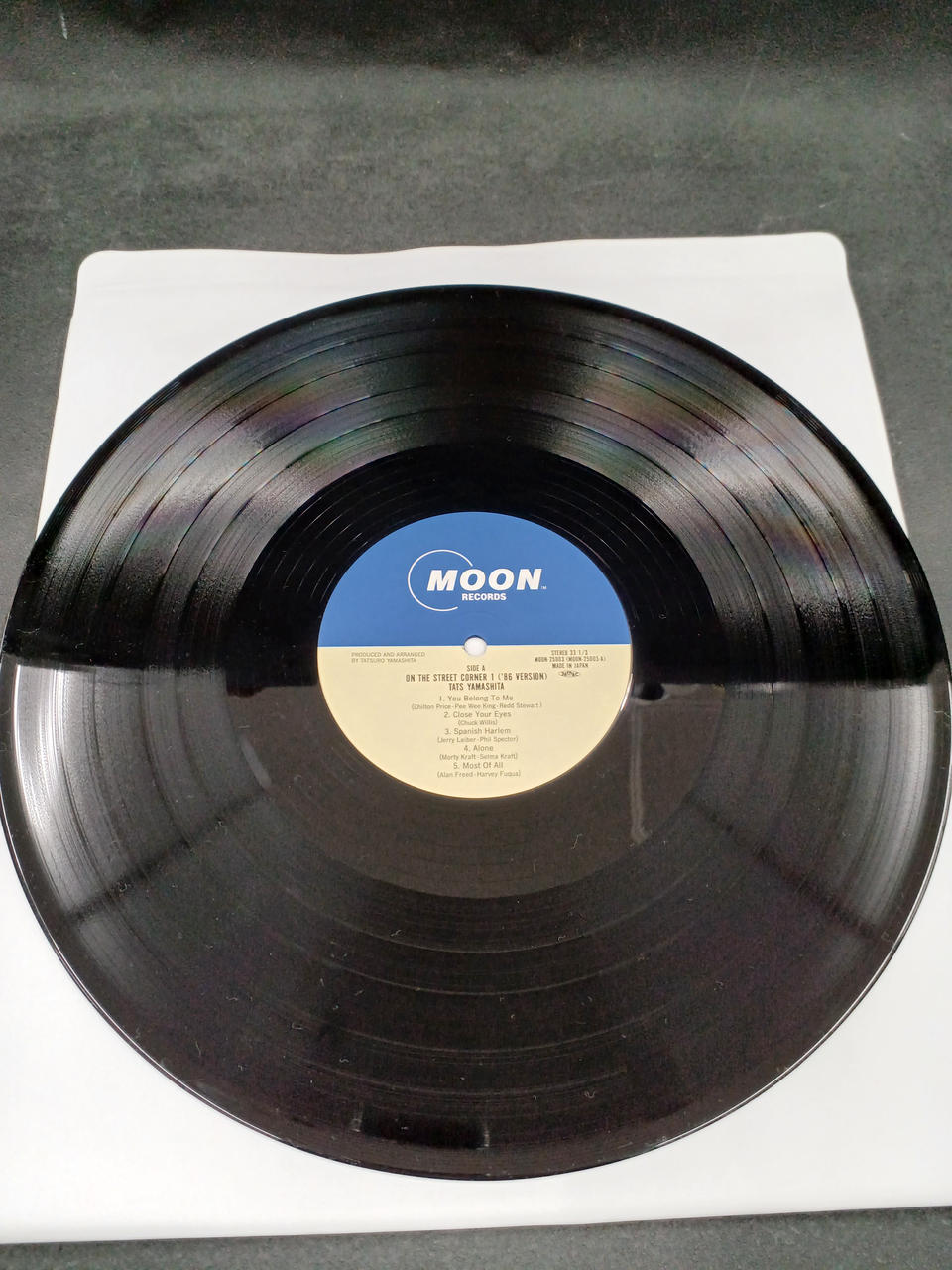 MOON RECORDS Tatsuro Yamashita / ON THE STREET CORNER 1 (' MOON-25003)