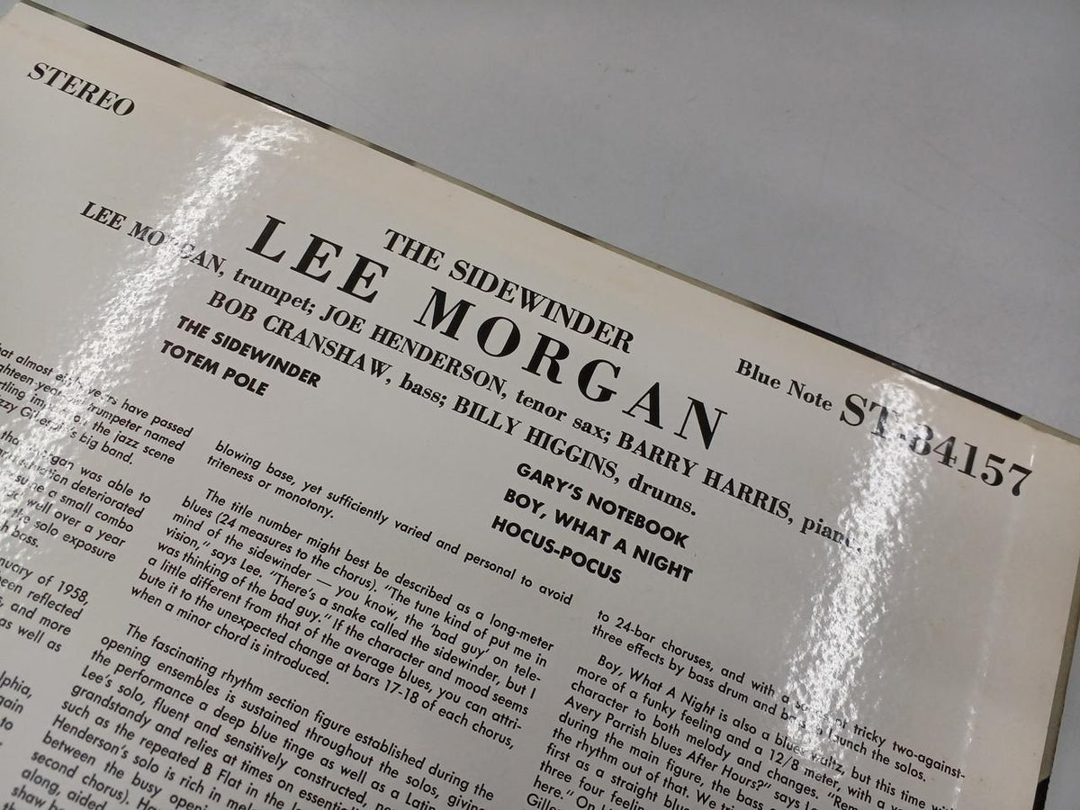 Toshiba EMI LP THE SIDEWINDER/LEE MORGAN