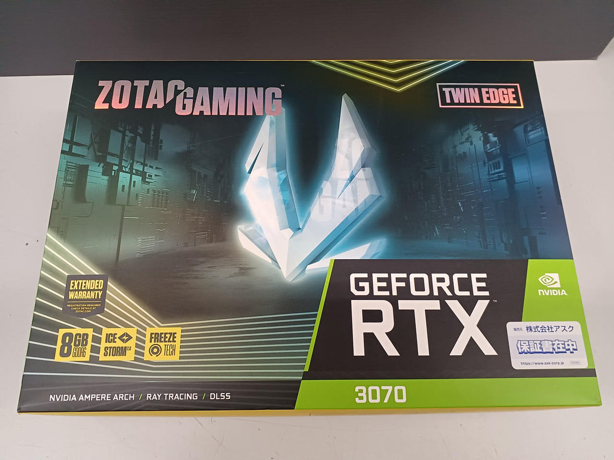 ZOTAC Video Card RTX3070 TWIN EDGE 8GB