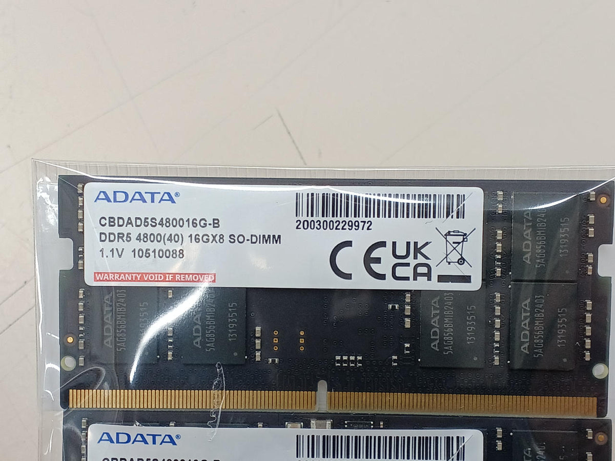 ADATA Laptop Memory 16GB×2 DDR5-4800 (PC5-38400)