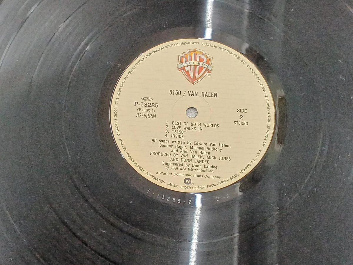 Warner Pioneer Van Halen / 5150 P-13285