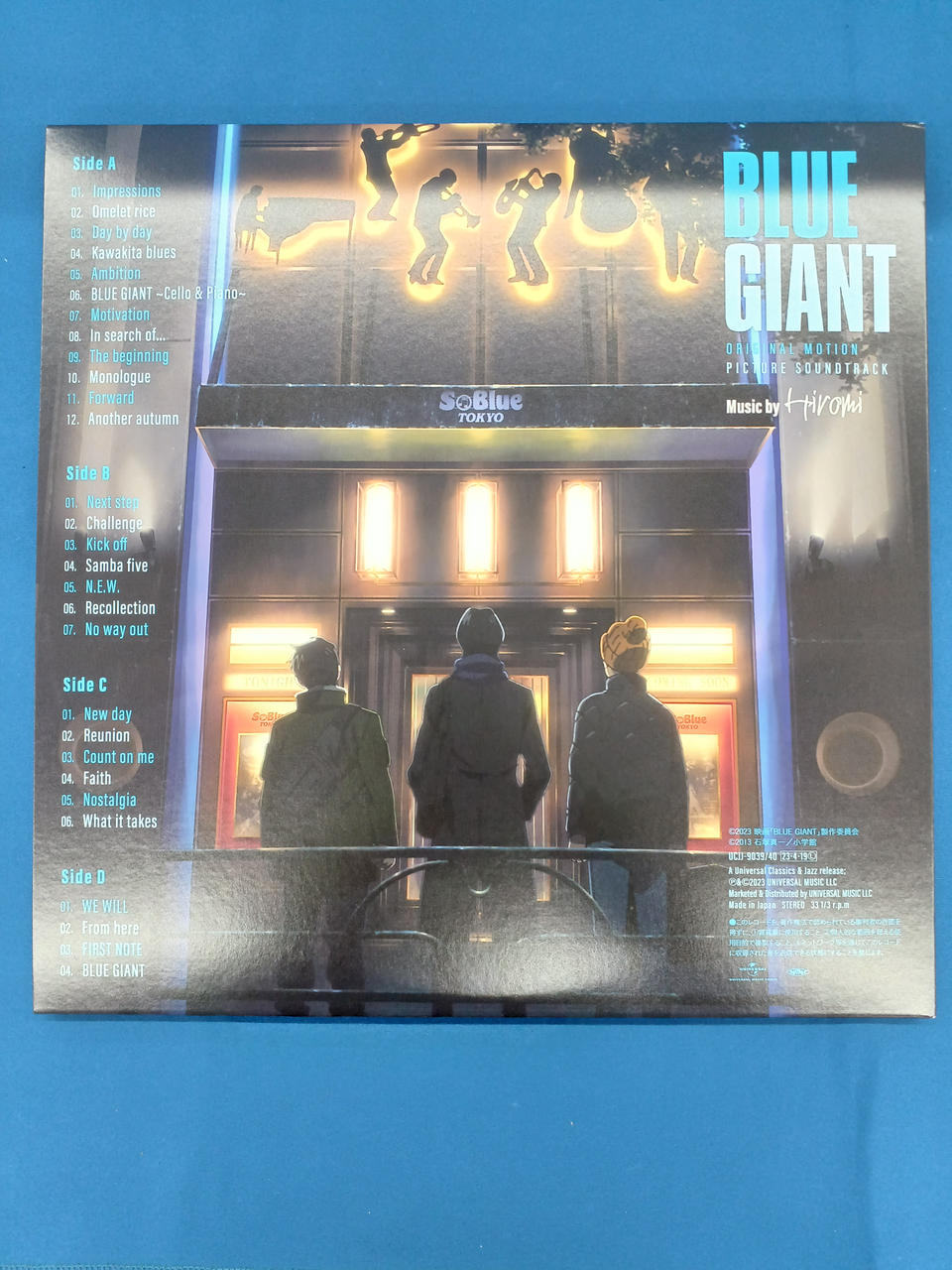 Universal Music UCJJ-9039 BLUE GIANT Record UCJJ-9039