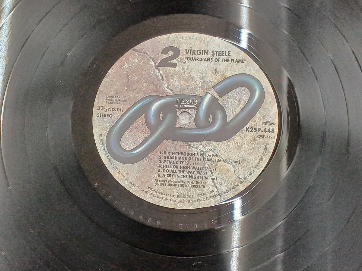 Nexus Records Flame Hero Virgin Steel K25P448