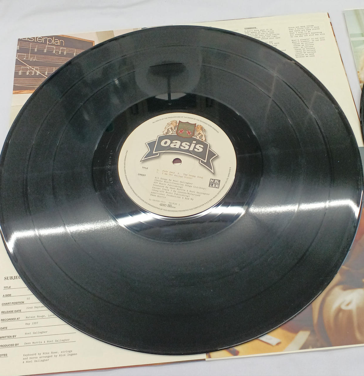 HELTER SKELTER LP record OASIS/THE MASTERPLAN