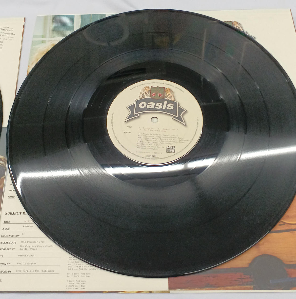 HELTER SKELTER LP record OASIS/THE MASTERPLAN