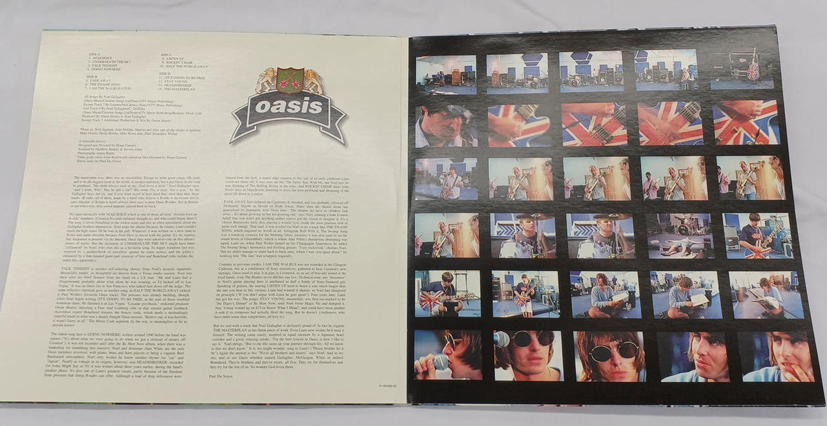 HELTER SKELTER LP record OASIS/THE MASTERPLAN