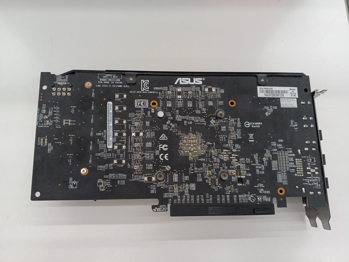 ASUS Graphics Card DUAL-RX580-O4G