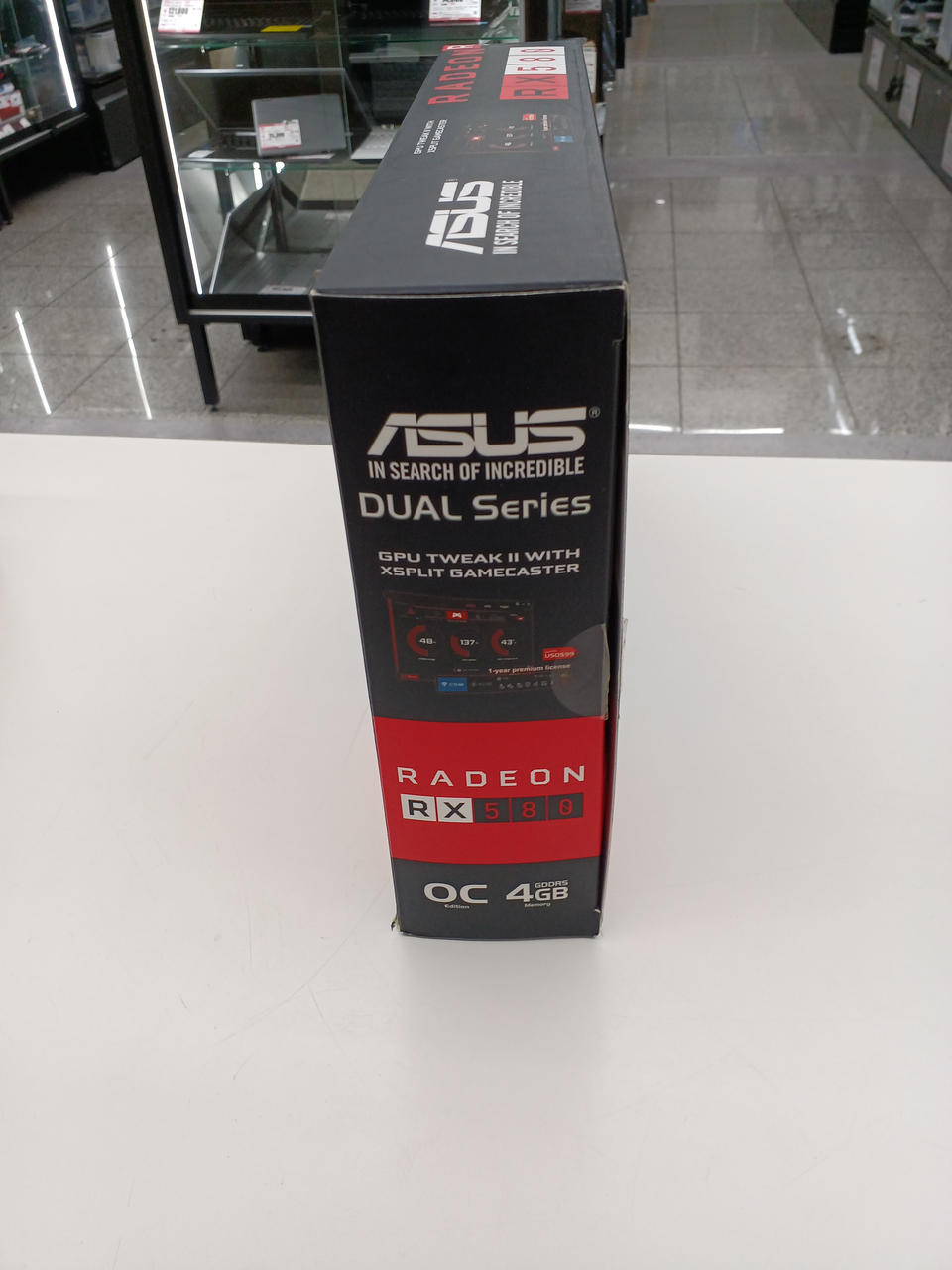 ASUS Graphics Card DUAL-RX580-O4G