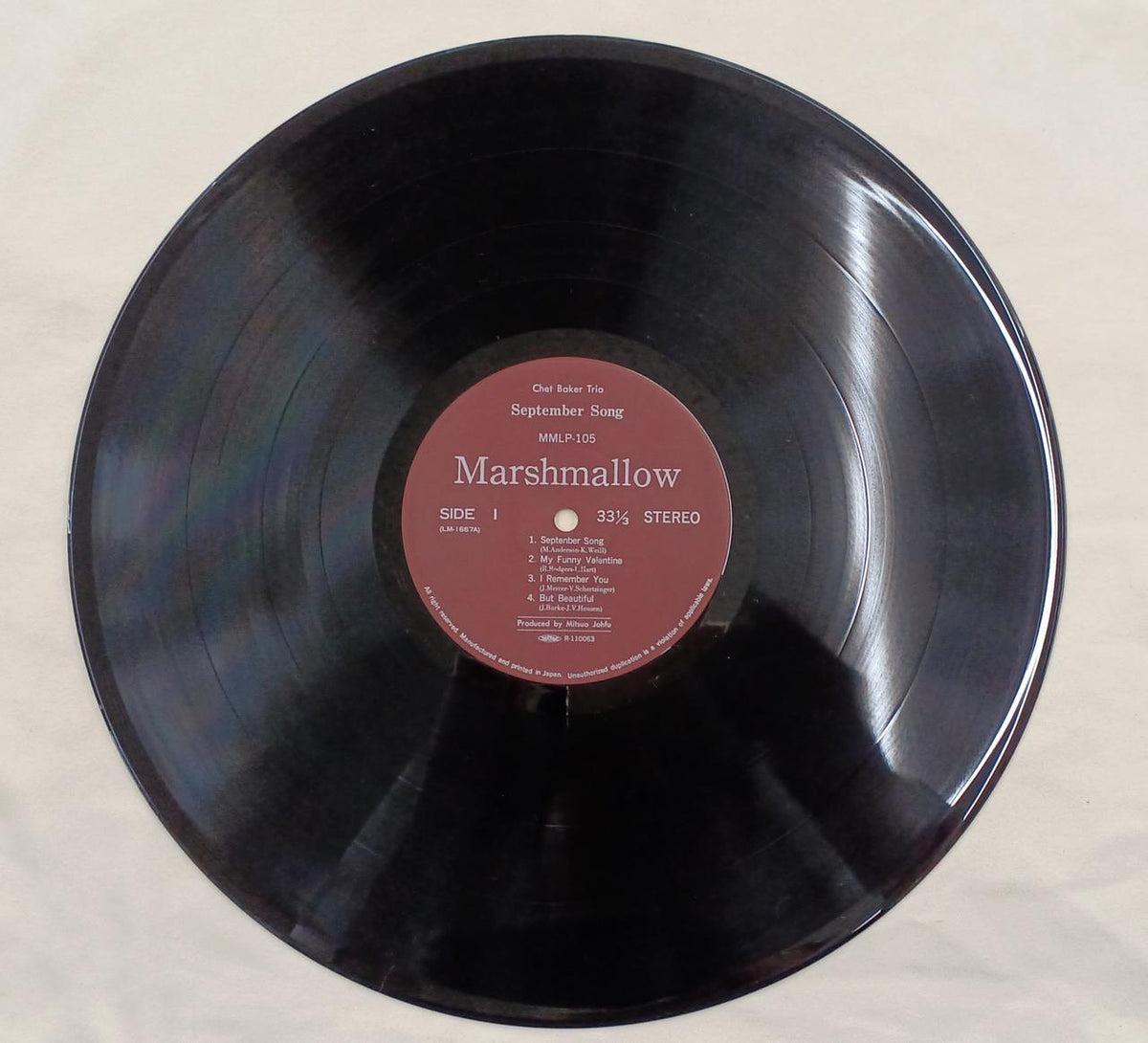 MARSHMALLOW RECORDS Western Music SEPTEMBER SONG
