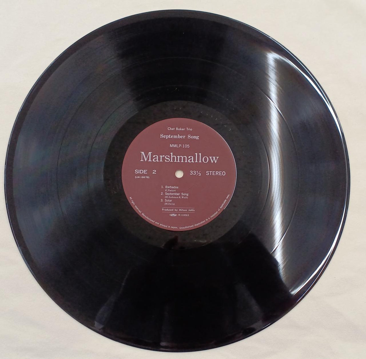 MARSHMALLOW RECORDS Western Music SEPTEMBER SONG