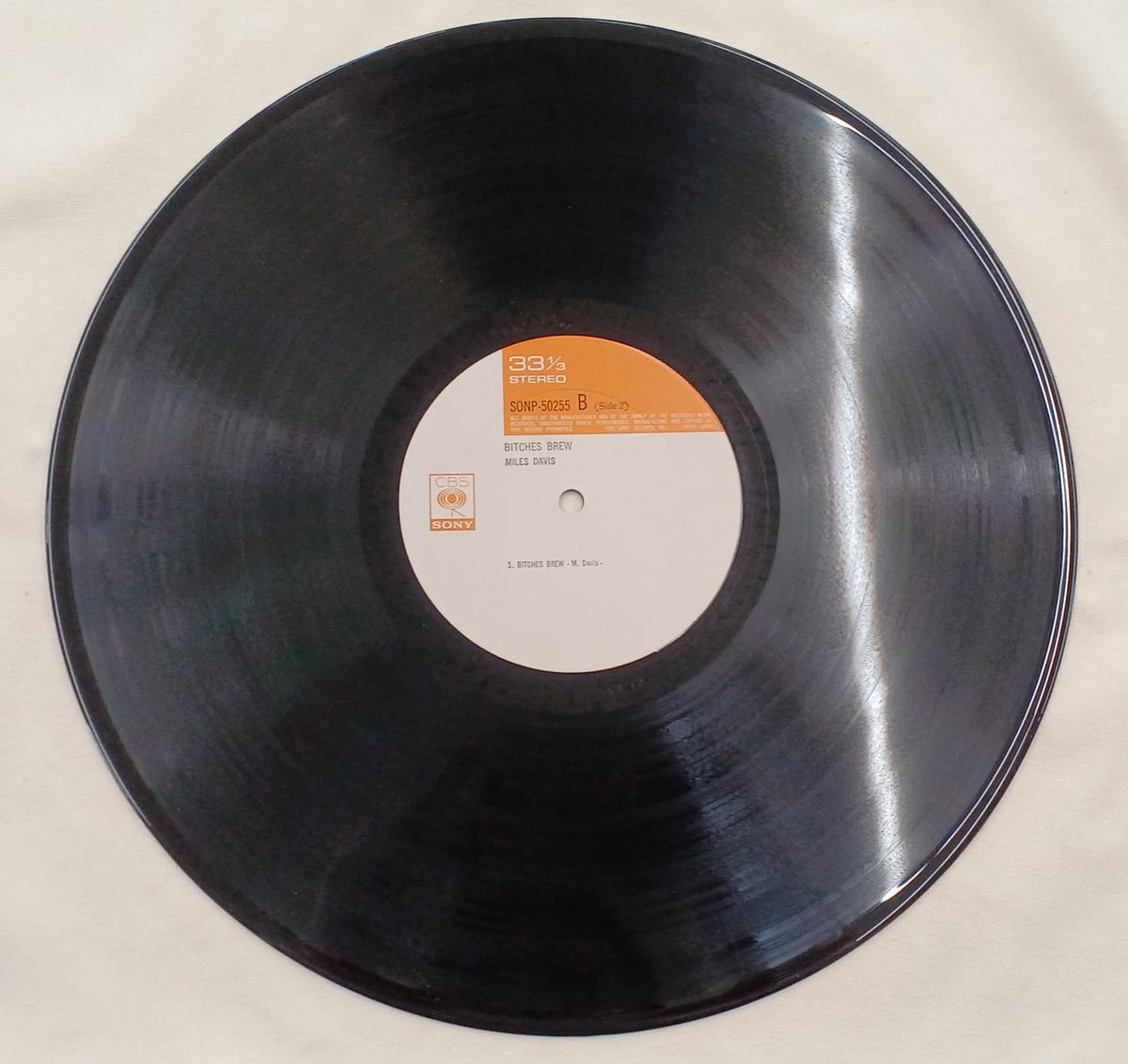 SONY Record MILES DAVIS BITCHES BREW