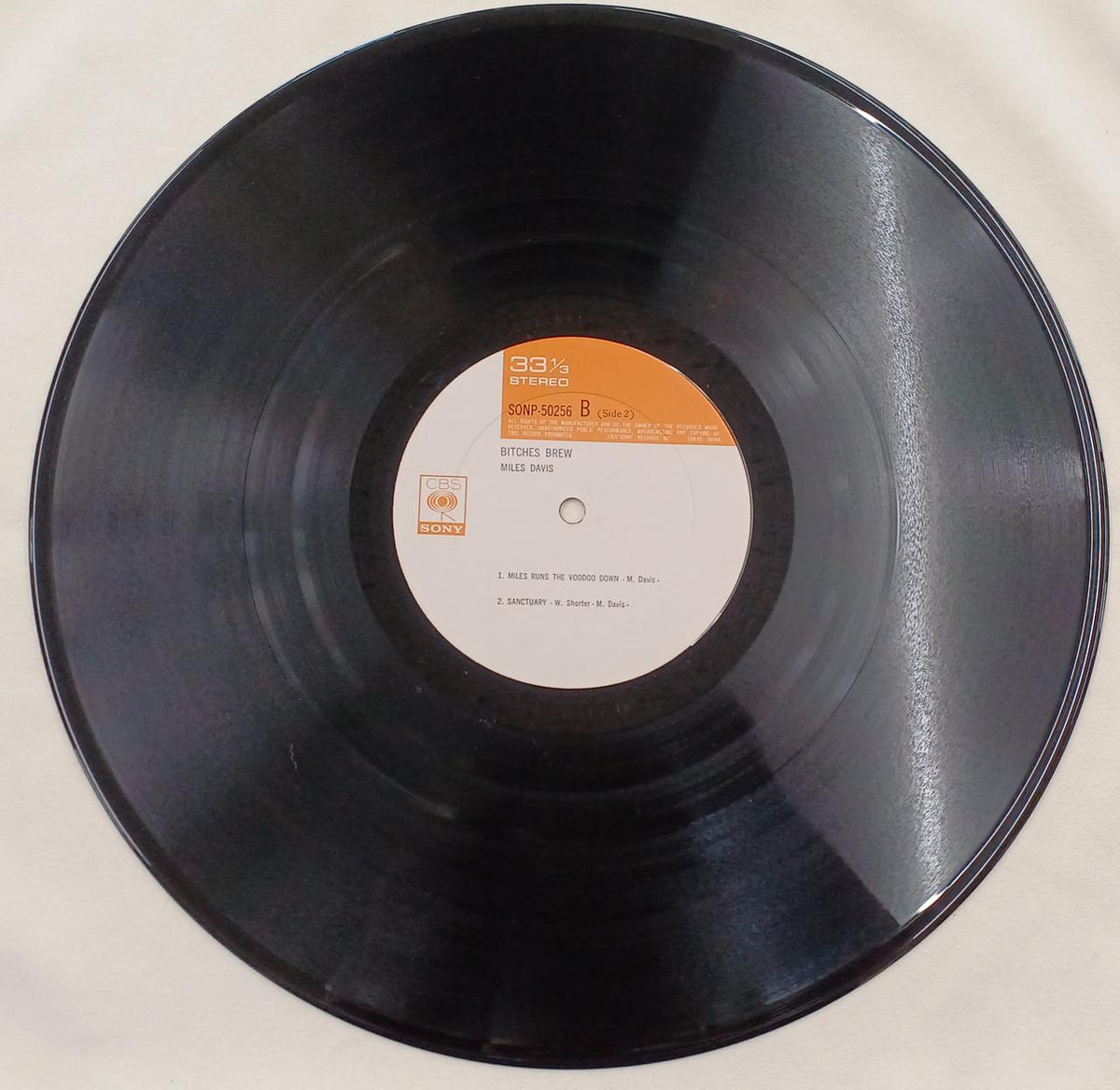 SONY Record MILES DAVIS BITCHES BREW