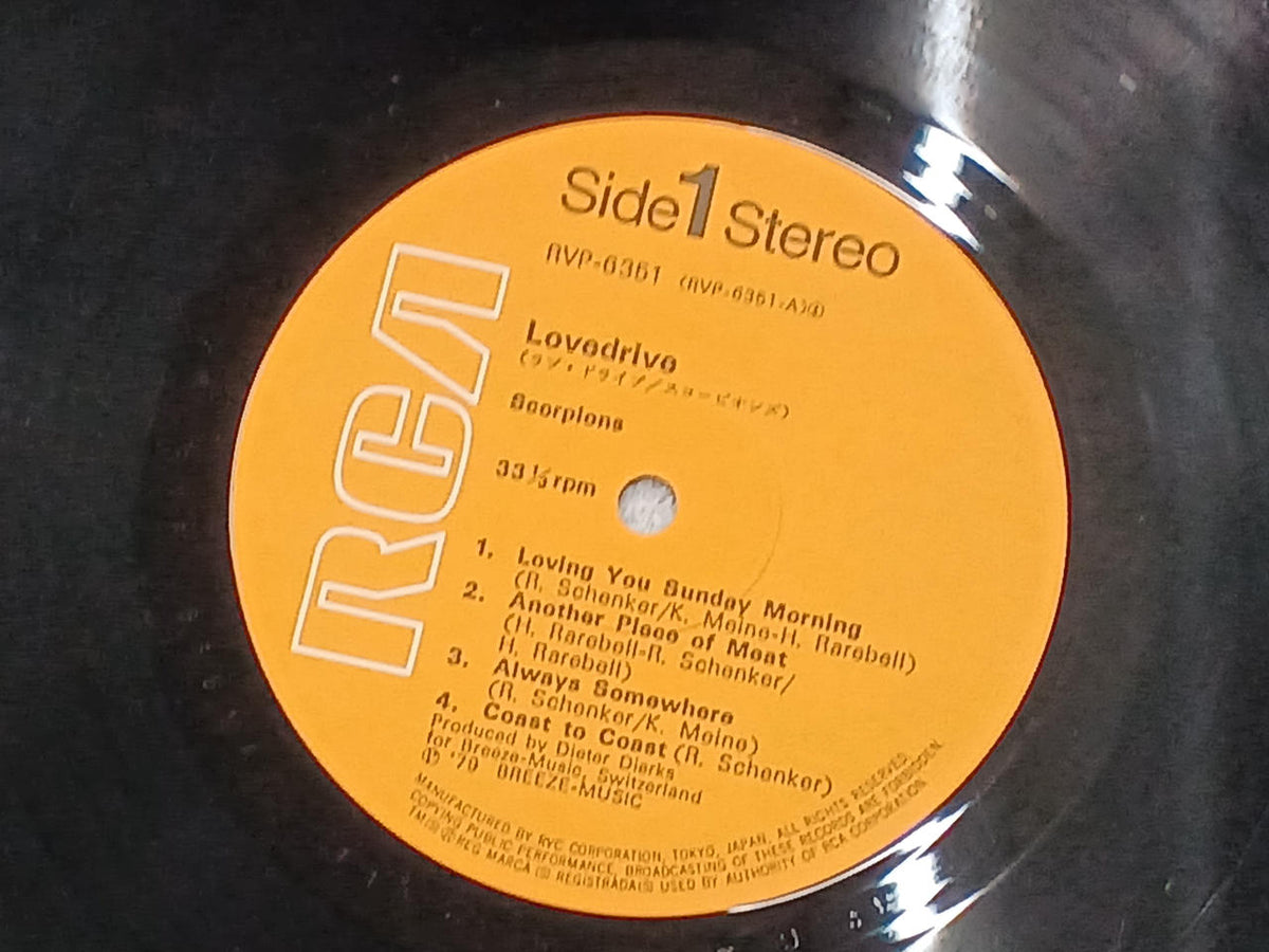 RVC Corporation Scorpions / Love Drive RVP-6351