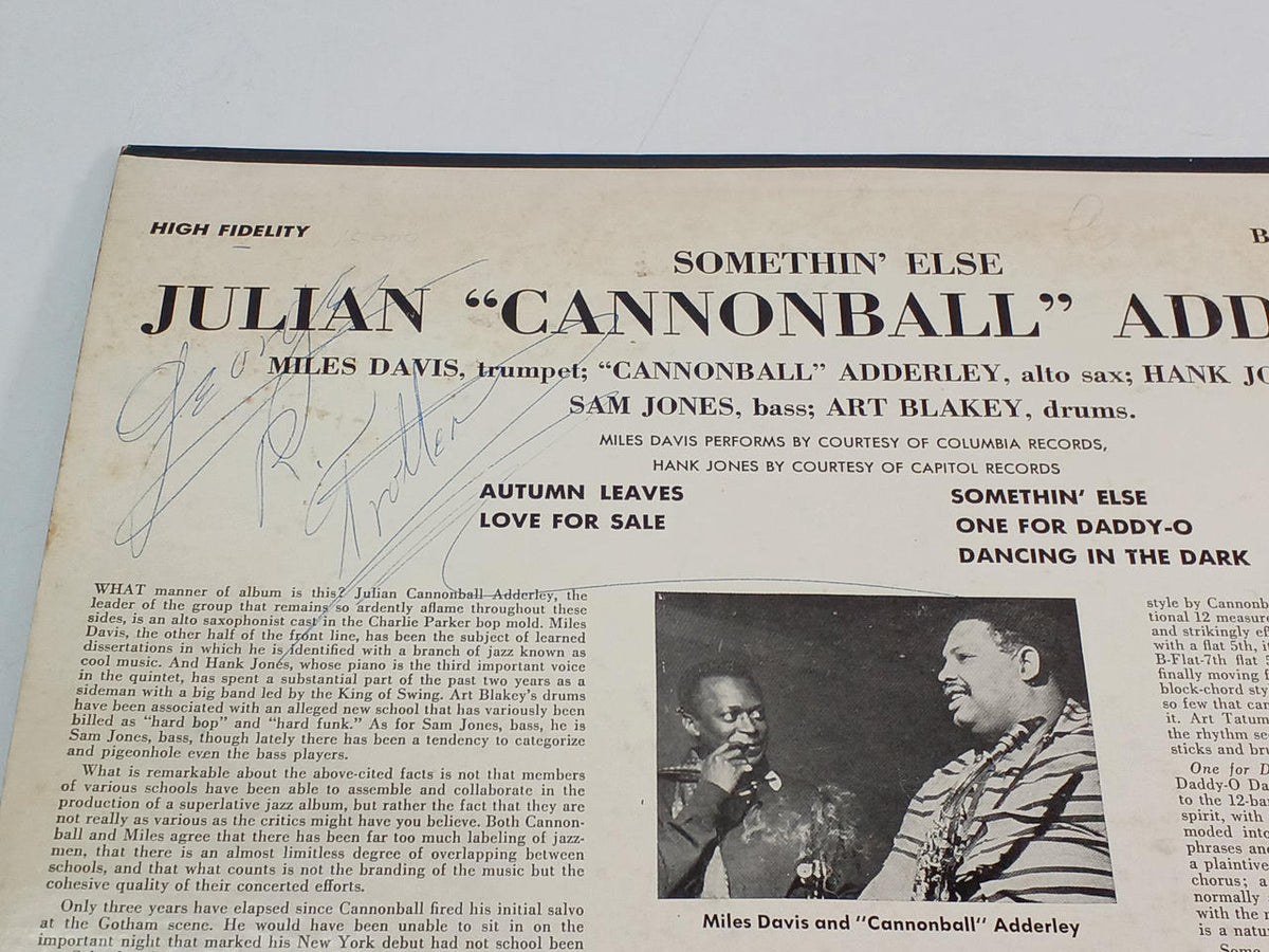 BLUE NOTE LP record SOMETHIN'ELSE /BLUENOTE1595