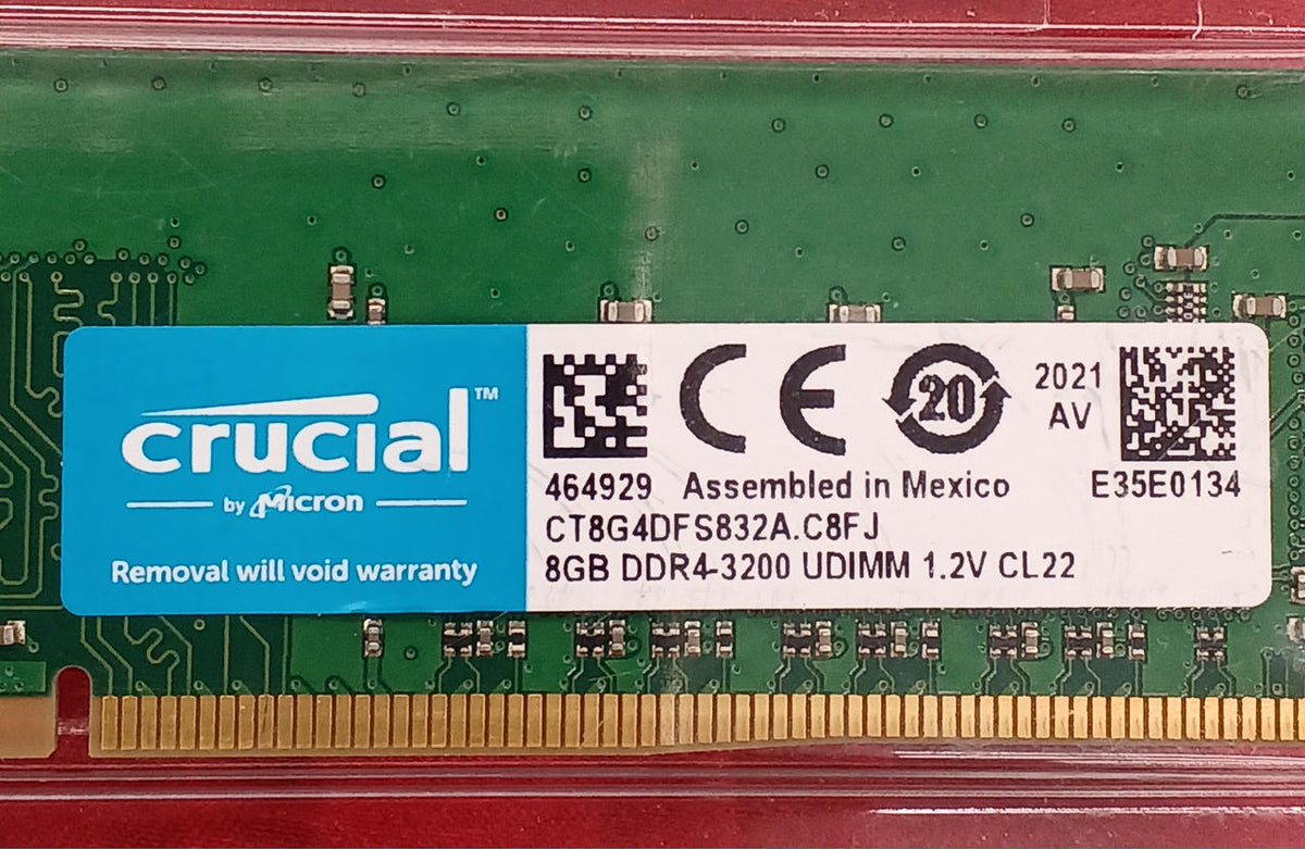 CRUCIAL DDR4 PC Memory CT8GDFS832A Set of 2