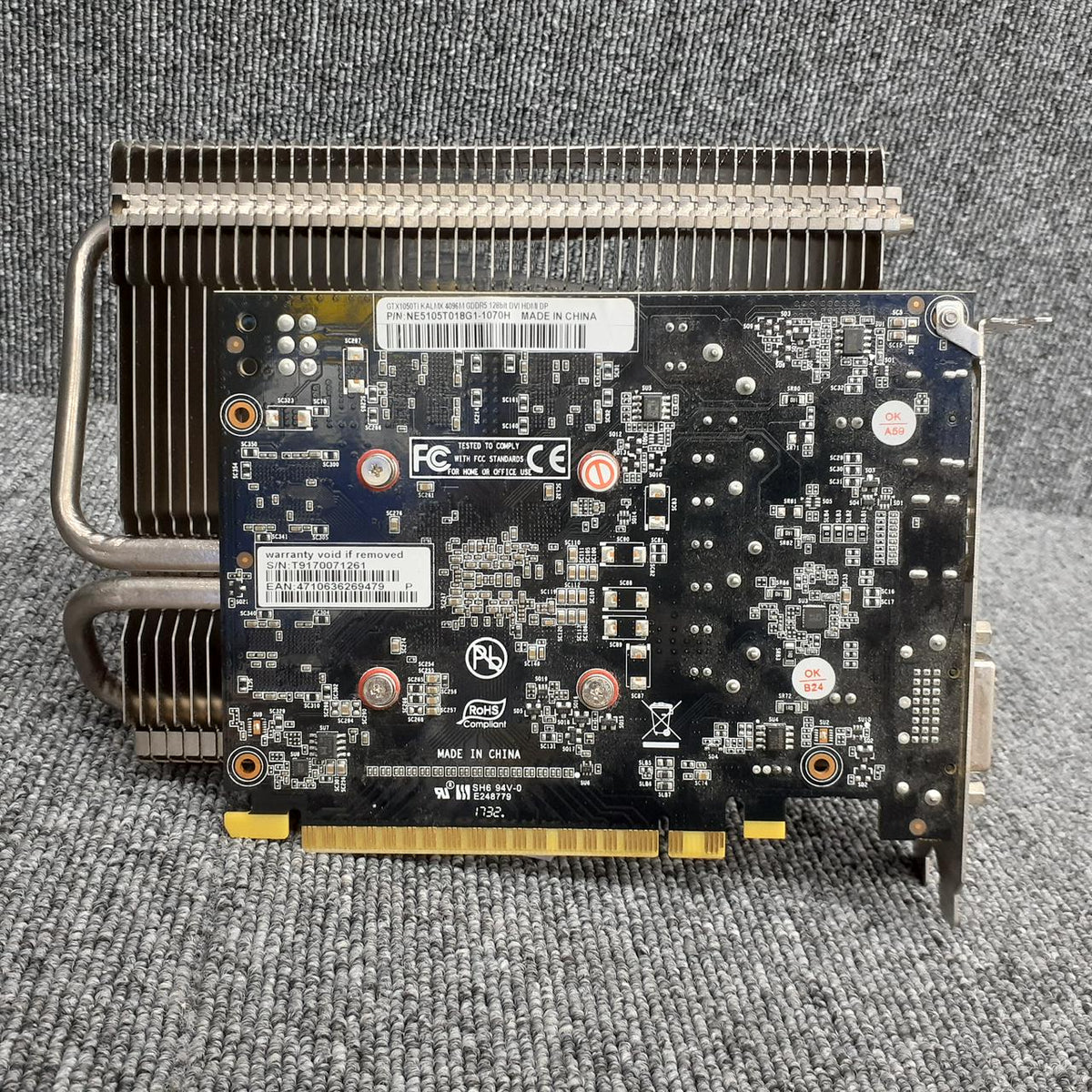 PALIT Graphics Board GTX1050TI KALMX