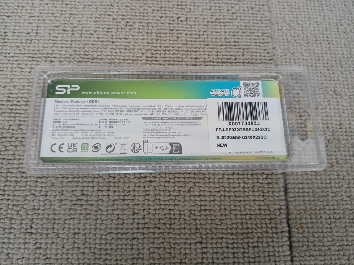 SILICON POWER DDR4 (for laptops) DDR4 2400 32GB (16GB×2)