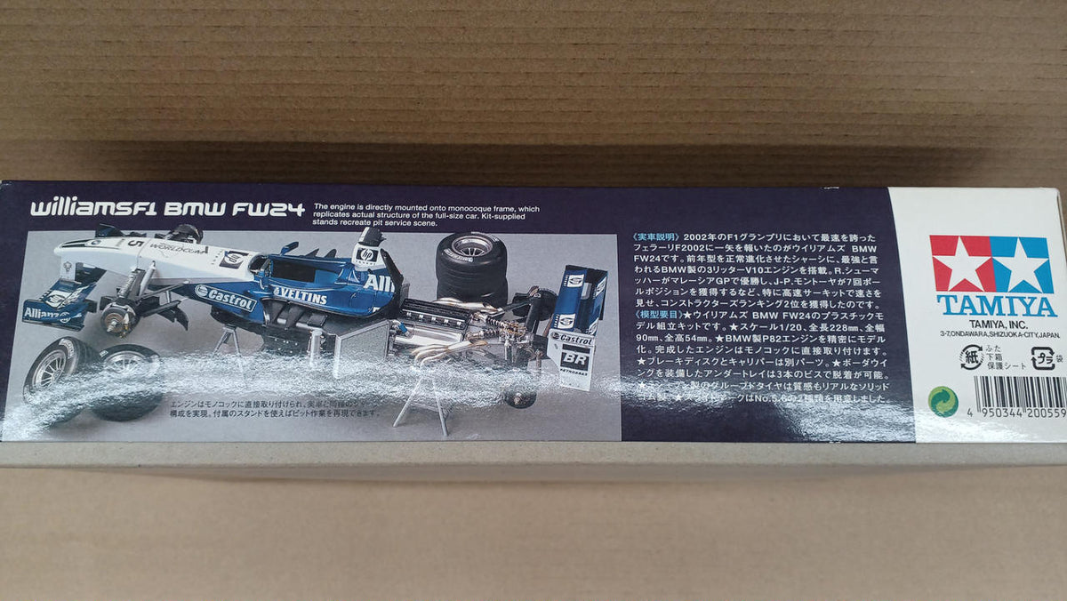 Tamiya 1/20 scale plastic model Williams BMW FW24