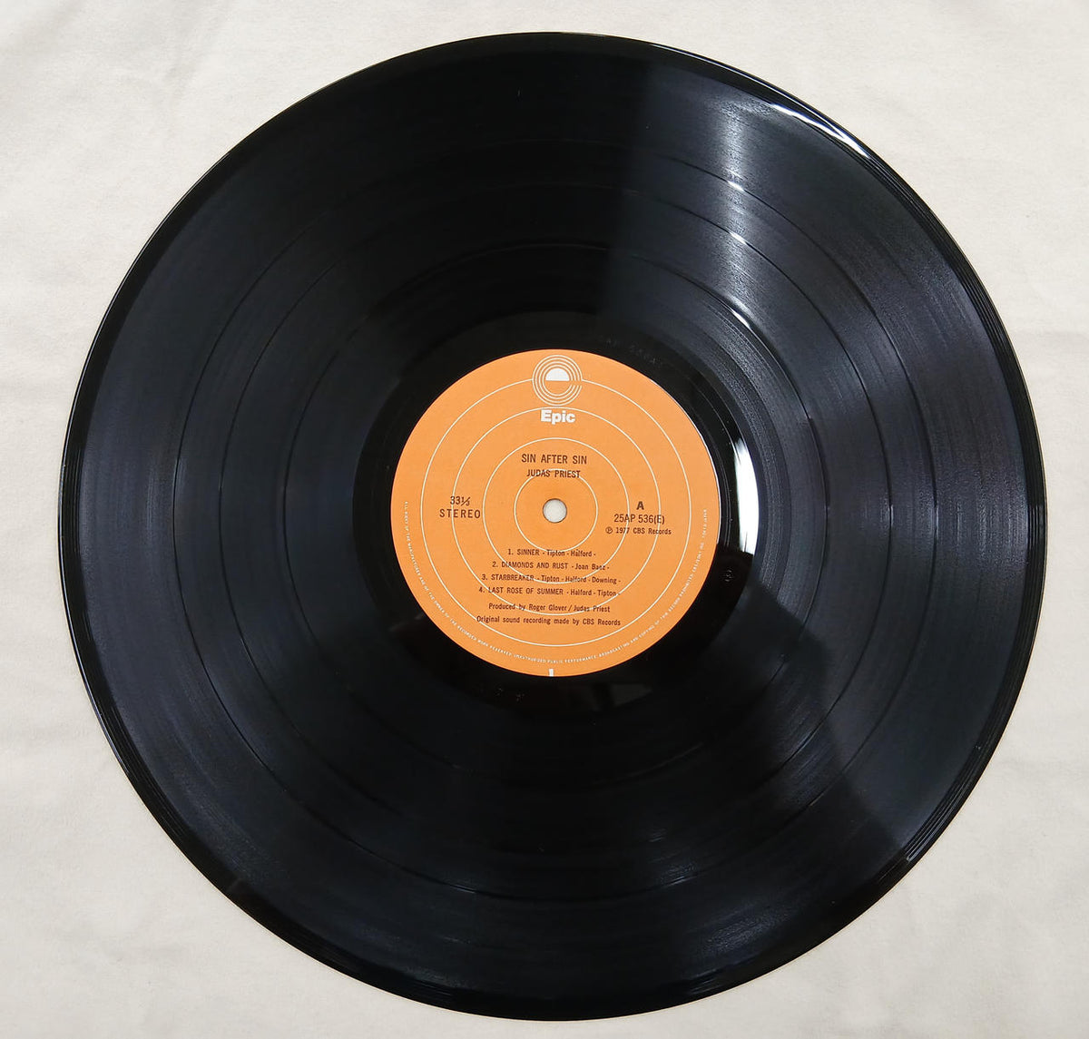 EPIC・SONY Record SIN AFTER SIN