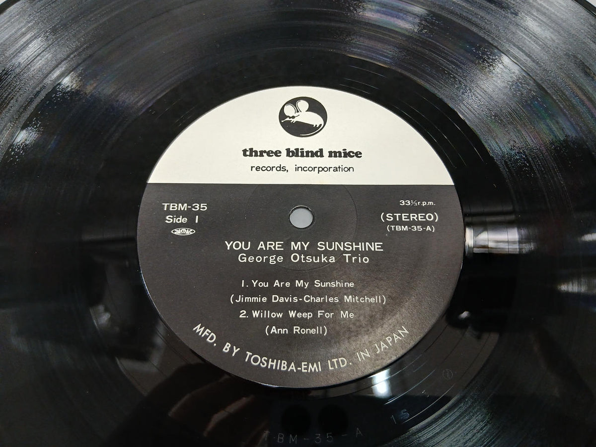 THREE BLIND MICE LP record "YOU'RE MY SUNSHINE"